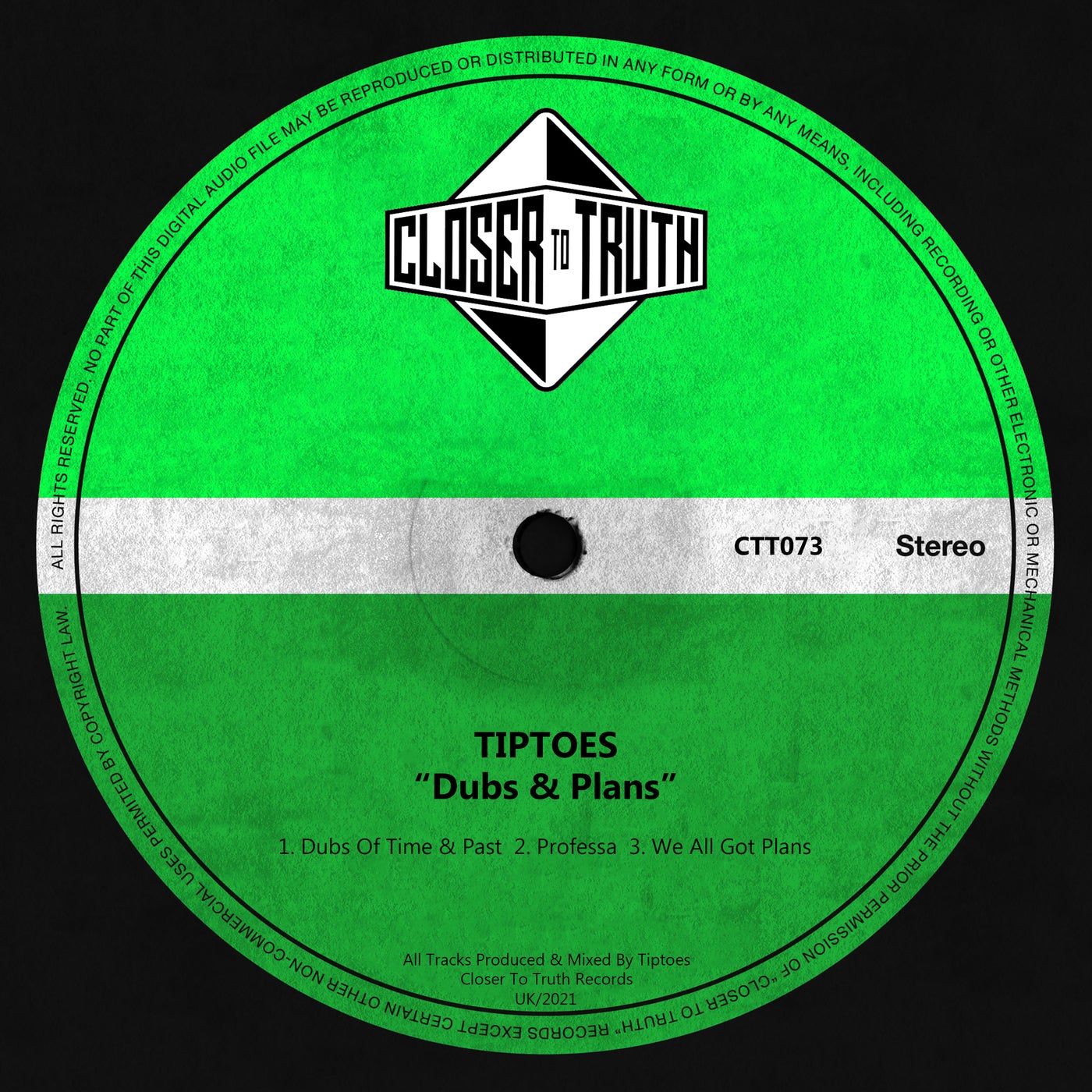 Tiptoes - Dubs & Plans [CTT073]